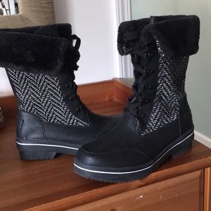 Black boots